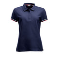 Dark Navy - Front - Clique Womens-Ladies Newton Polo Shirt