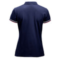 Dark Navy - Back - Clique Womens-Ladies Newton Polo Shirt