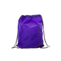 Purple - Front - United Bag Store Drawstring Bag