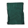 Dark Green - Front - United Bag Store Drawstring Bag