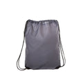 Grey - Front - United Bag Store Drawstring Bag