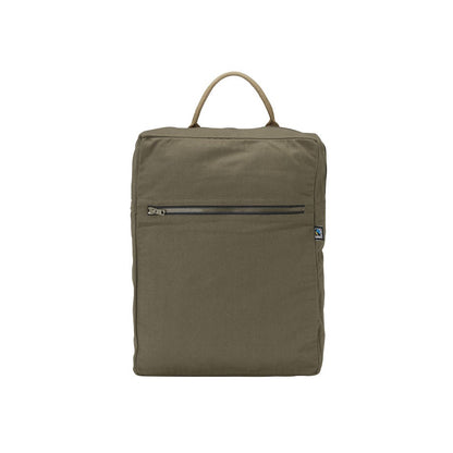 Dark Olive - Front - Cottover Canvas Backpack