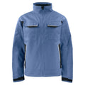Sky Blue - Front - Projob Mens Contrast Padded Service Jacket