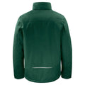 Forest Green - Back - Projob Mens Contrast Padded Service Jacket