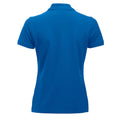 Royal Blue - Back - Clique Womens-Ladies Manhattan Polo Shirt