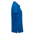 Royal Blue - Side - Clique Womens-Ladies Manhattan Polo Shirt