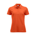 Blood Orange - Front - Clique Womens-Ladies Manhattan Polo Shirt