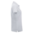 White - Side - Clique Womens-Ladies Manhattan Polo Shirt