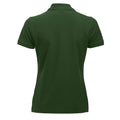 Bottle Green - Back - Clique Womens-Ladies Manhattan Polo Shirt
