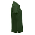 Bottle Green - Side - Clique Womens-Ladies Manhattan Polo Shirt