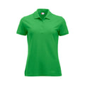 Apple Green - Front - Clique Womens-Ladies Manhattan Polo Shirt