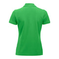 Apple Green - Back - Clique Womens-Ladies Manhattan Polo Shirt