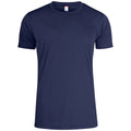 Dark Navy - Front - Clique Mens Active T-Shirt