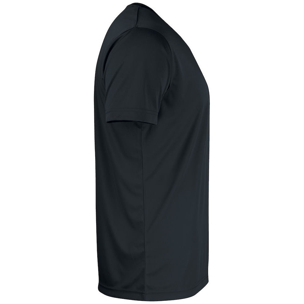 Black - Side - Clique Mens Active T-Shirt