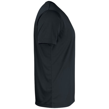 Black - Side - Clique Mens Active T-Shirt