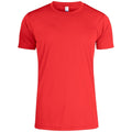 Red - Front - Clique Mens Active T-Shirt