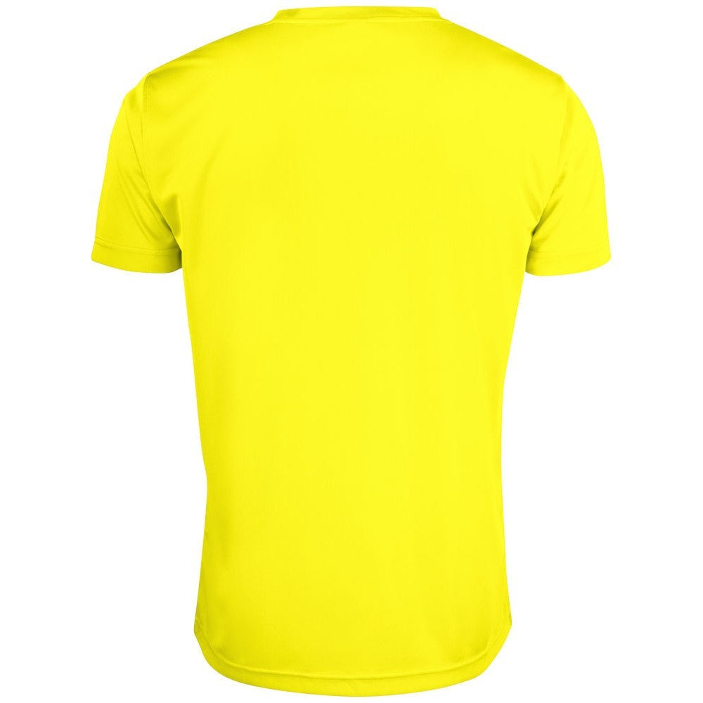 Visibility Yellow - Back - Clique Mens Active T-Shirt