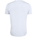 White - Back - Clique Mens Active T-Shirt