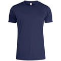 Navy - Front - Clique Mens Active T-Shirt