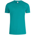 Lagoon Green - Front - Clique Mens Active T-Shirt