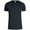 Black - Front - Clique Mens Active T-Shirt