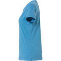 Turquoise - Side - Clique Womens-Ladies Plain T-Shirt