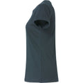 Dark Navy - Side - Clique Womens-Ladies Plain T-Shirt