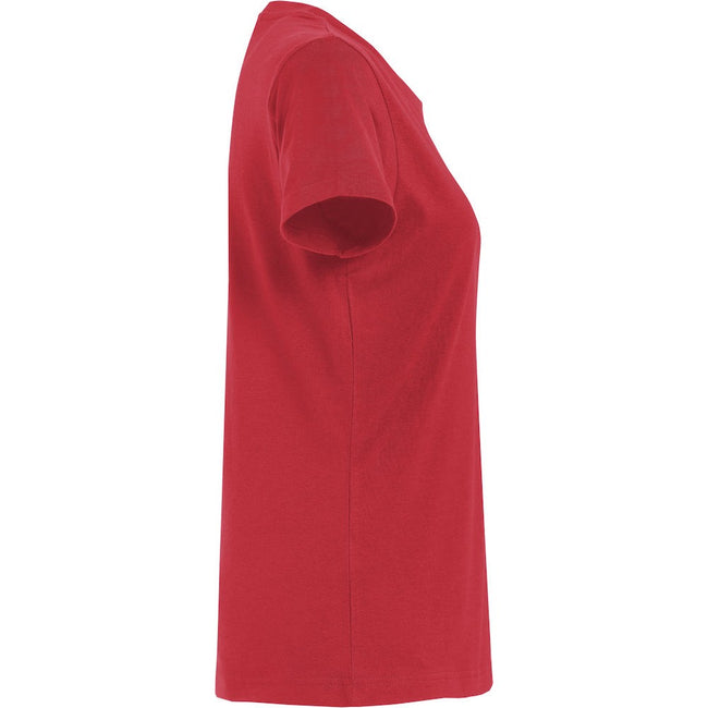 Red - Lifestyle - Clique Womens-Ladies Plain T-Shirt