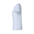 White - Side - Clique Womens-Ladies Plain T-Shirt