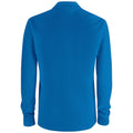 Royal Blue - Back - Clique Unisex Adult Plain Long-Sleeved Polo Shirt