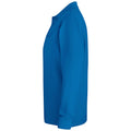 Royal Blue - Lifestyle - Clique Unisex Adult Plain Long-Sleeved Polo Shirt