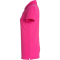 Bright Cerise - Side - Clique Womens-Ladies Premium Stretch Polo Shirt
