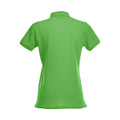 Apple Green - Back - Clique Womens-Ladies Premium Stretch Polo Shirt