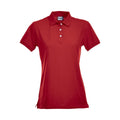 Red - Front - Clique Womens-Ladies Premium Stretch Polo Shirt