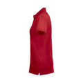 Red - Side - Clique Womens-Ladies Premium Stretch Polo Shirt