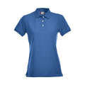 Royal Blue - Front - Clique Womens-Ladies Premium Stretch Polo Shirt