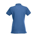 Royal Blue - Back - Clique Womens-Ladies Premium Stretch Polo Shirt