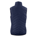 Navy - Back - Harvest Womens-Ladies Deer Ridge Body Warmer