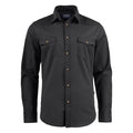 Black - Front - Harvest Mens Treemore Long-Sleeved Shirt