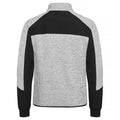 Ash-Black - Back - Clique Mens Haines Fleece Jacket