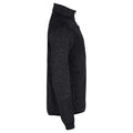 Black - Side - Clique Mens Haines Fleece Jacket