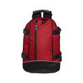 Red - Front - Clique Contrast Backpack