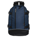 Navy - Front - Clique Contrast Backpack
