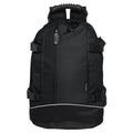 Black - Front - Clique Contrast Backpack