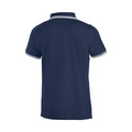 Navy - Back - Clique Unisex Adult Amarillo Polo Shirt