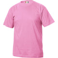 Bright Pink - Front - Clique Childrens-Kids Basic T-Shirt