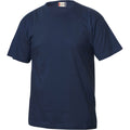 Dark Navy - Front - Clique Childrens-Kids Basic T-Shirt