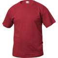 Red - Front - Clique Childrens-Kids Basic T-Shirt