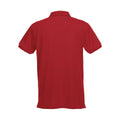Red - Back - Clique Womens-Ladies Premium Polo Shirt