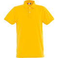 Lemon - Front - Clique Womens-Ladies Premium Polo Shirt